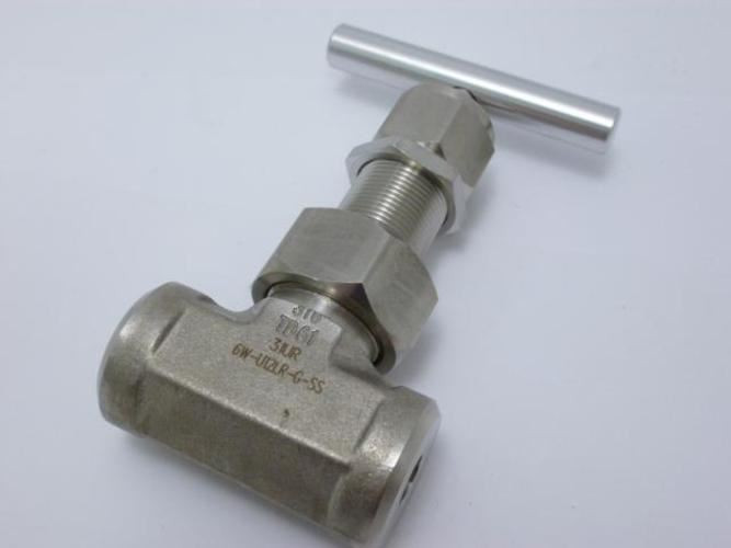 MFG- 6W-U12LR-G-SS; Needle Valve; Size 0.38 inch (9.52 mm) SS