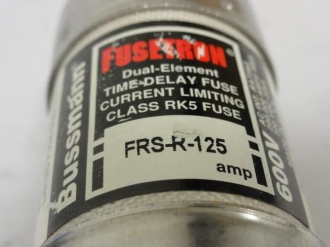 Bussmann FRS-R-125; Fuse; 125A; 600VACM Class RK5