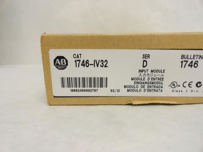 Allen-Bradley 1746-IV32; Input Module; 32-Channel; 24VDC