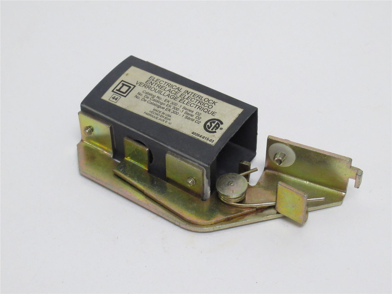 Square D EK3001; SPDT Interlock Kit; Size: 30A; 1NO/1NC