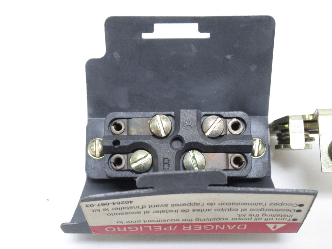 Square D EK3001; SPDT Interlock Kit; Size: 30A; 1NO/1NC