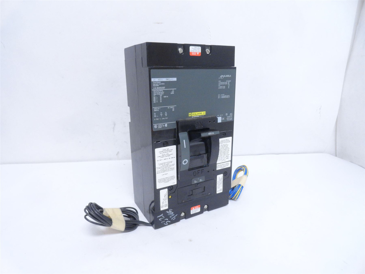 Square D LHL364002307; Circuit Breaker; 400A; 3P; 600VAC