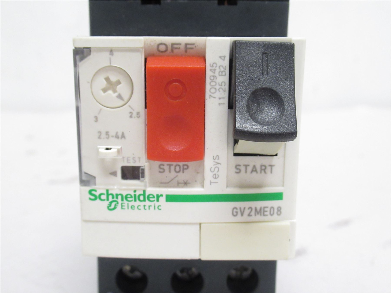 Schneider GV2ME08; Manual Starter 2.5-4.0A; 3P; 600V