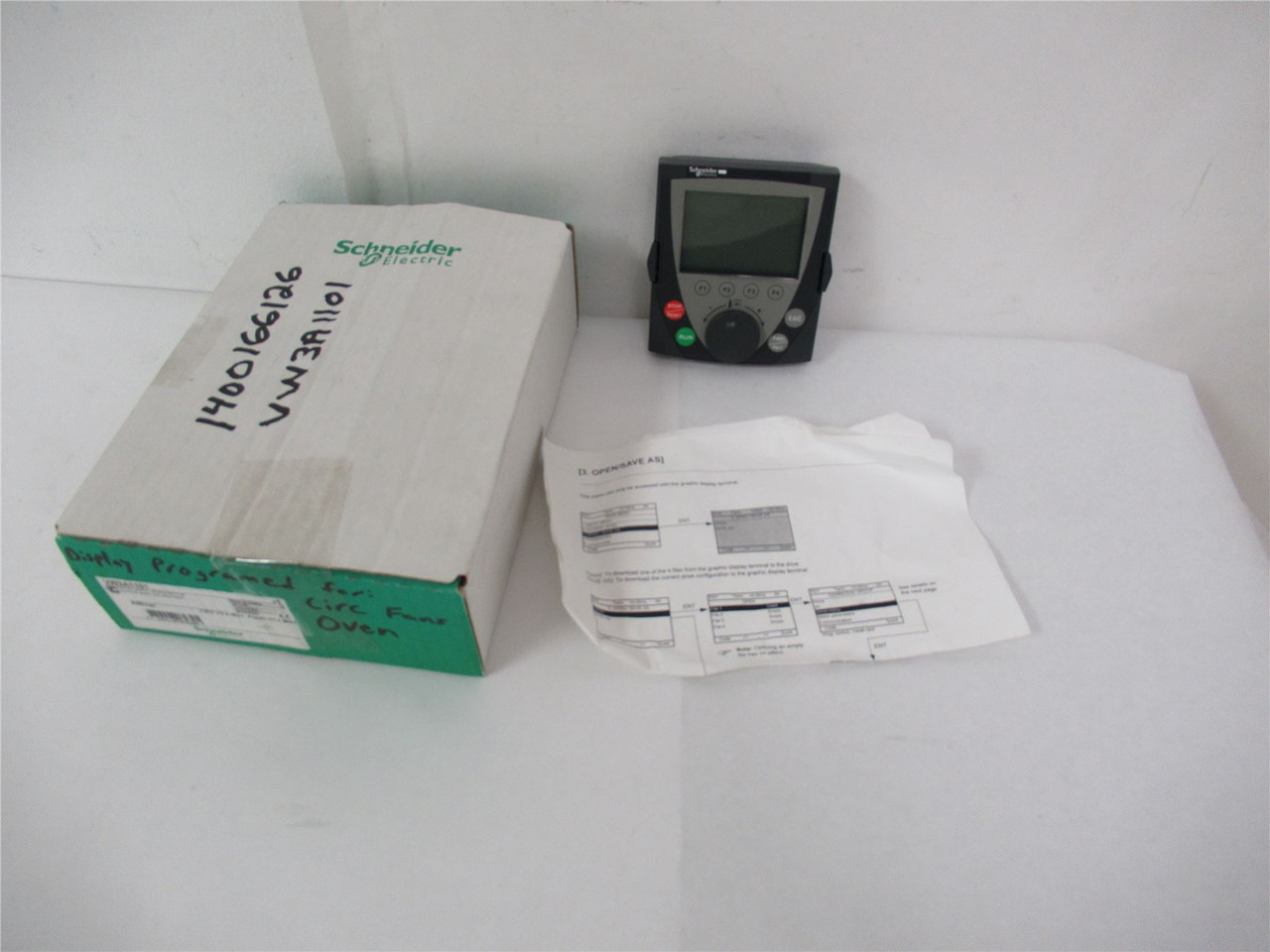 Schneider VW3A1101; Remote Display Terminal Previously Programmed