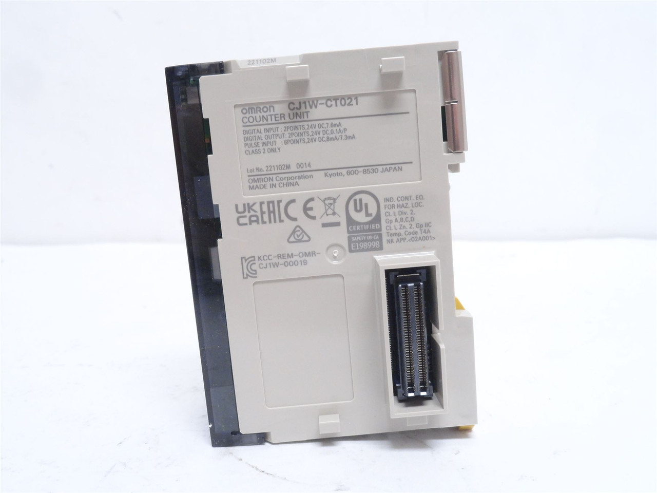 Omron CJ1W-CT021; High-speed Counter Unit 2-Channel In; 24VDC