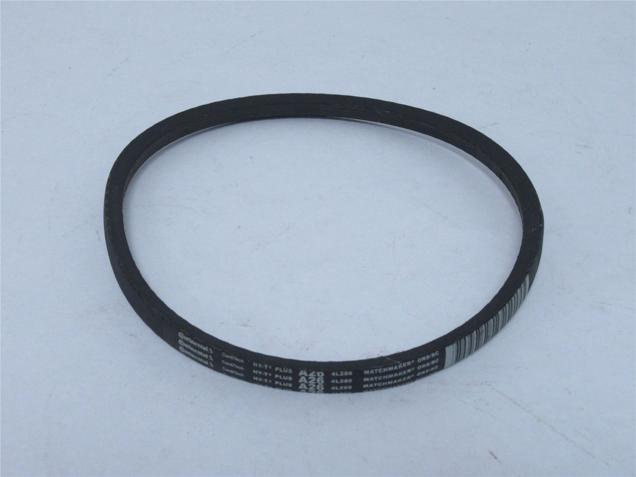 Continental A26; V-Belt; 28" Outside Length; 1/2" Top Width