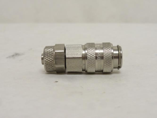 Edelstahl 21KBKO08RVX; Quick Coupling Double Shut-Off; SS; 5mm