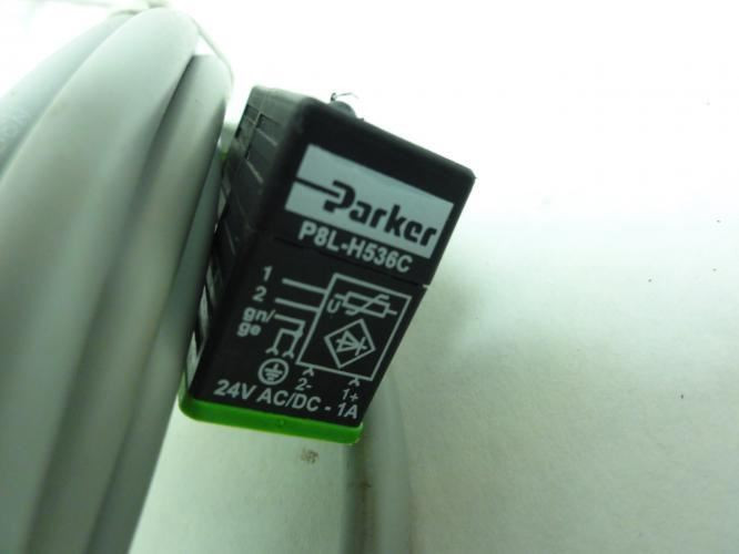 Parker P8L-H536C; Cable Plug; 24VAC/DC; 1A