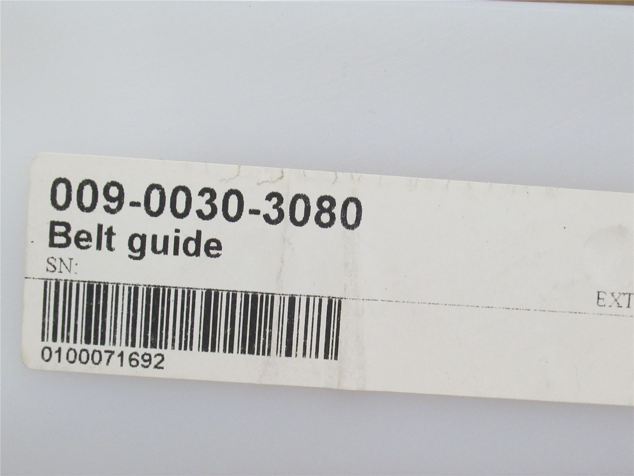 Marel 4264012; Belt Guide 009-0030-3080; 1-9/16"ID