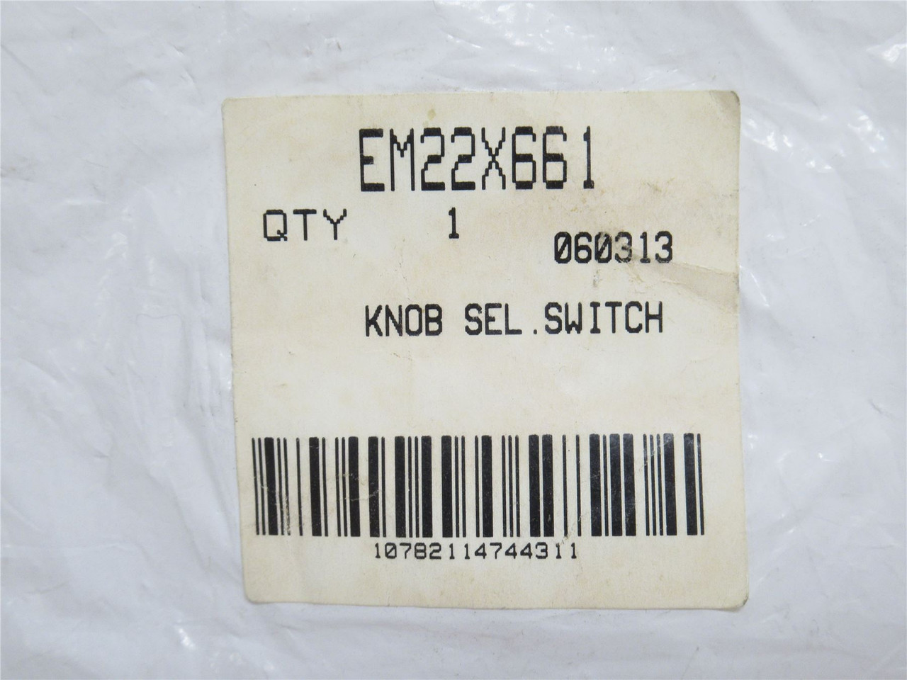 Eaton EM22X661; Knob Selector Pushbutton