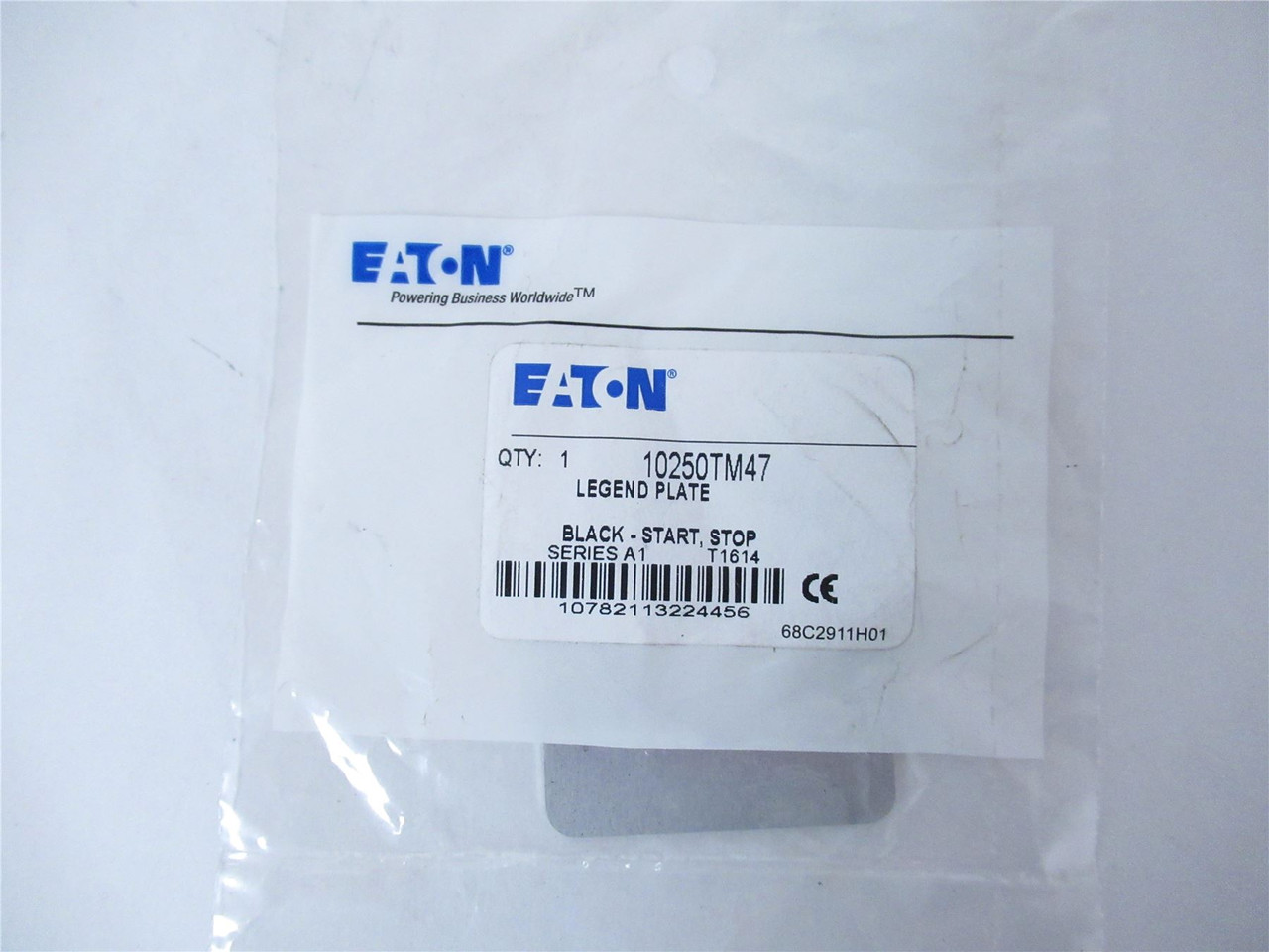 Eaton 10250PP2; Legend Plate - Pull Start/Push Stop