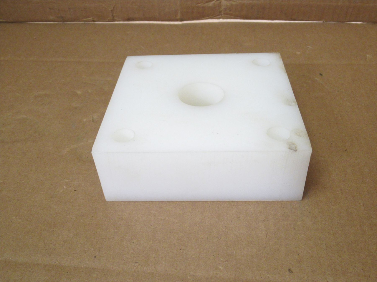 Prime Equipment 33673; Bearing Block UHMW; 5-7/8" Square OD