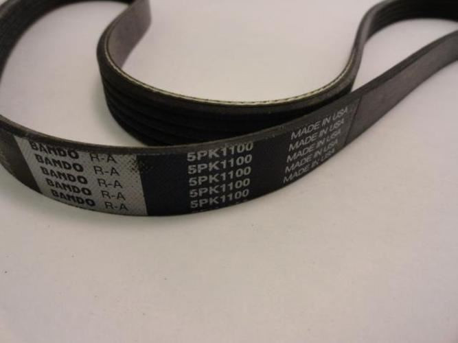 Bando 5PK1100; Serpentine Belt 433K5; 5-ribs 43.3"L; 1MGN3