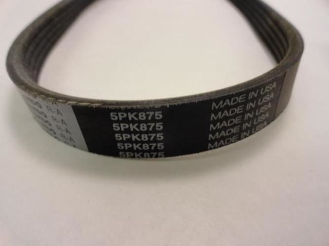 Bando 5PK875; Serpentine Belt 345K5; 5-ribs 34.5"L; 1MGT9
