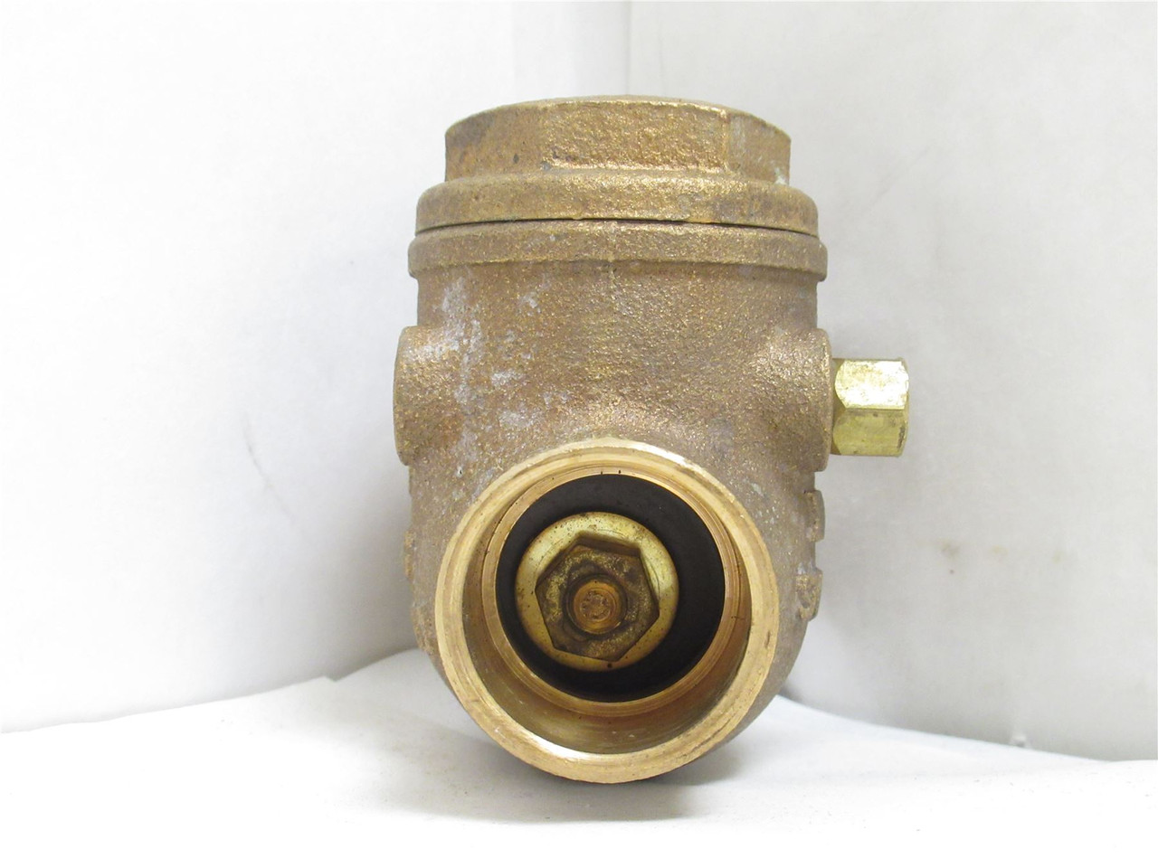 Stockham B-309C-1; Inline Check Valve 1"; Bronze; Solder