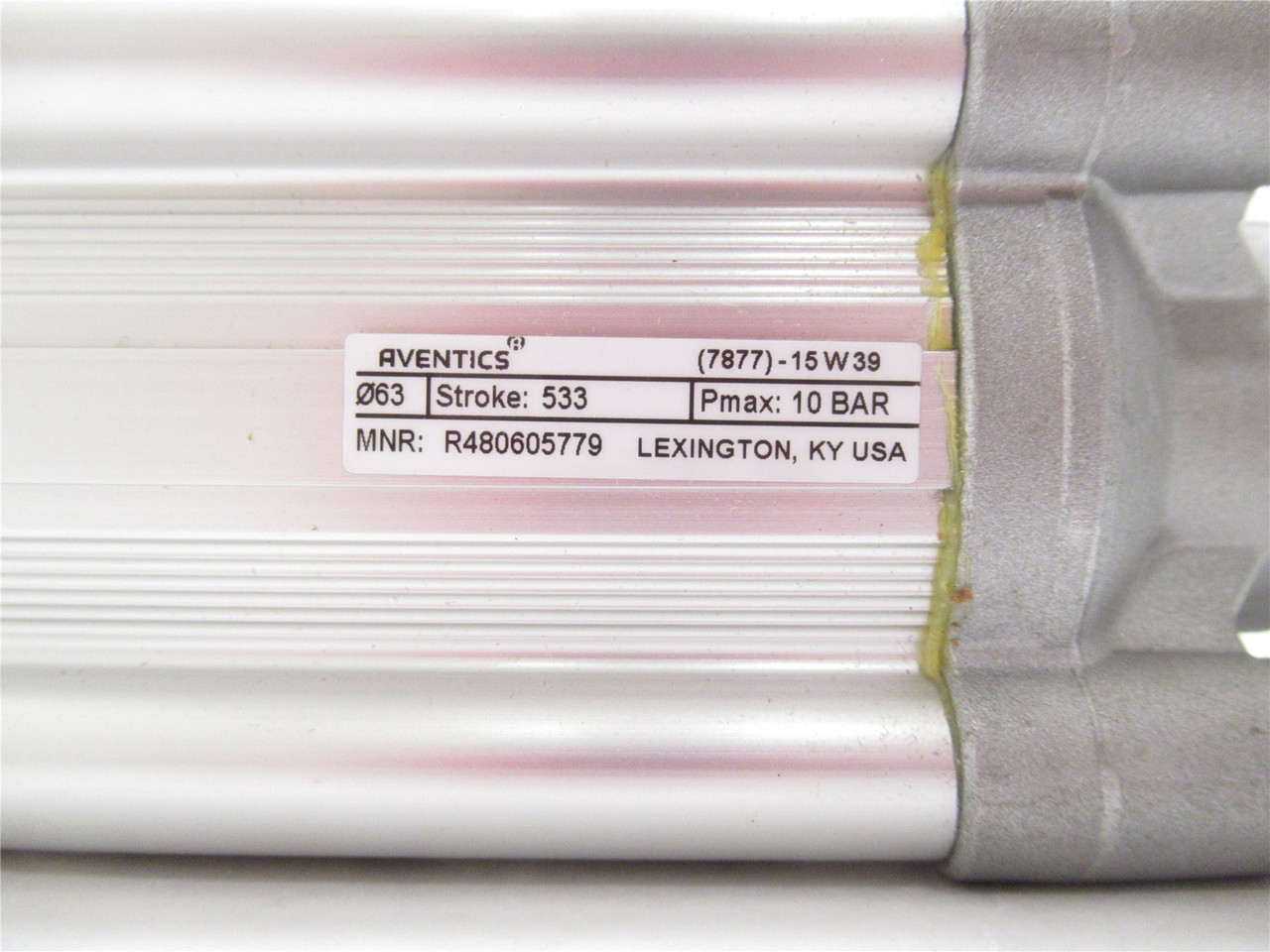 Aventics R480605779; Air Cylinder; 63mmID x 533mm Stroke