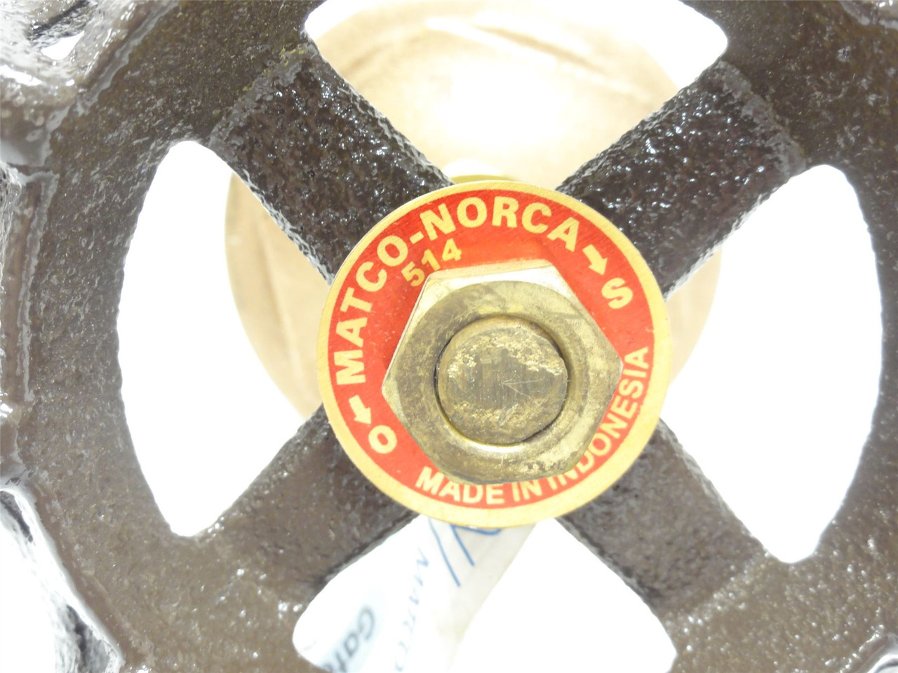 Matco-Norca 514T10; Brass Gate Valve; Size: 3NPT; 200WOG