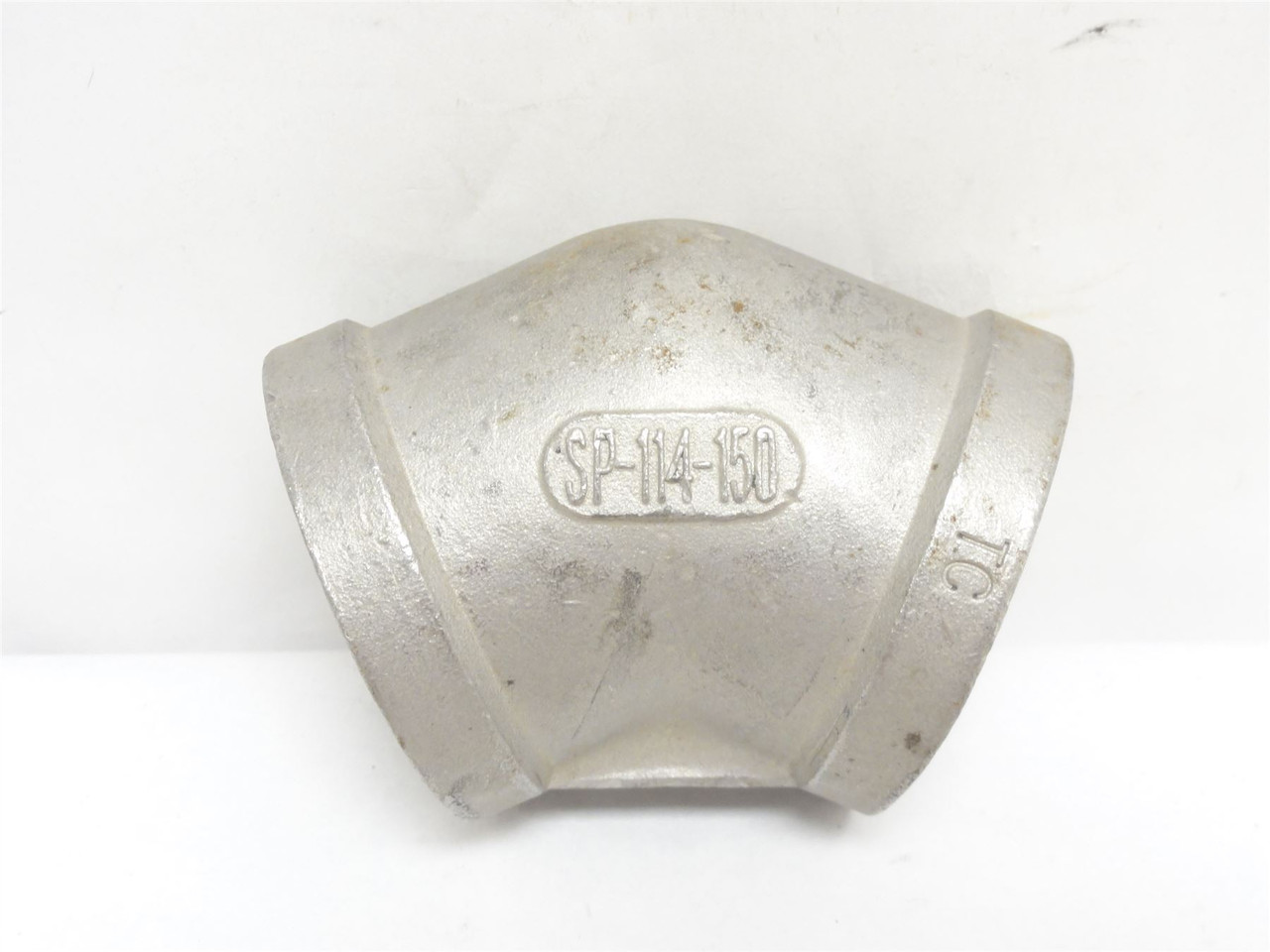 Ind-Std     1LTB8; Lot-2; Pipe Elbows SS 45 Degree 1-1/4" NPT