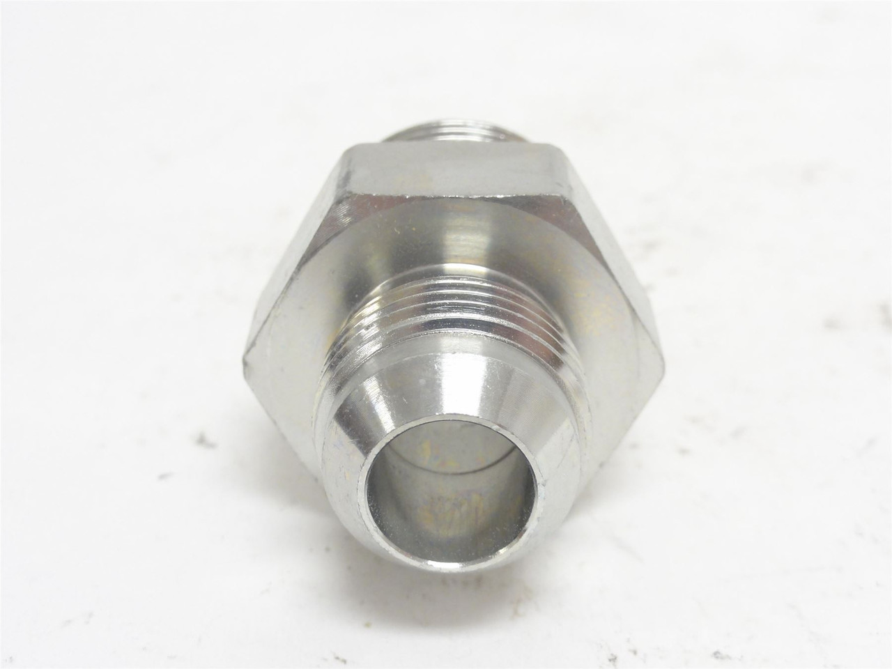 Parker 10-8 F5OX-S; Straight Adaptor; 3/4 BOSS x 5/8 JIC