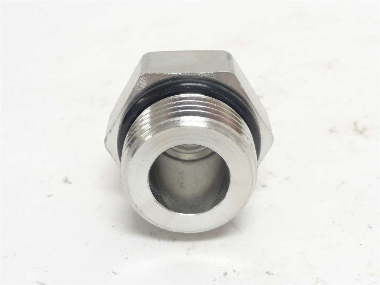 Parker 10-8 F5OX-S; Straight Adaptor; 3/4 BOSS x 5/8 JIC