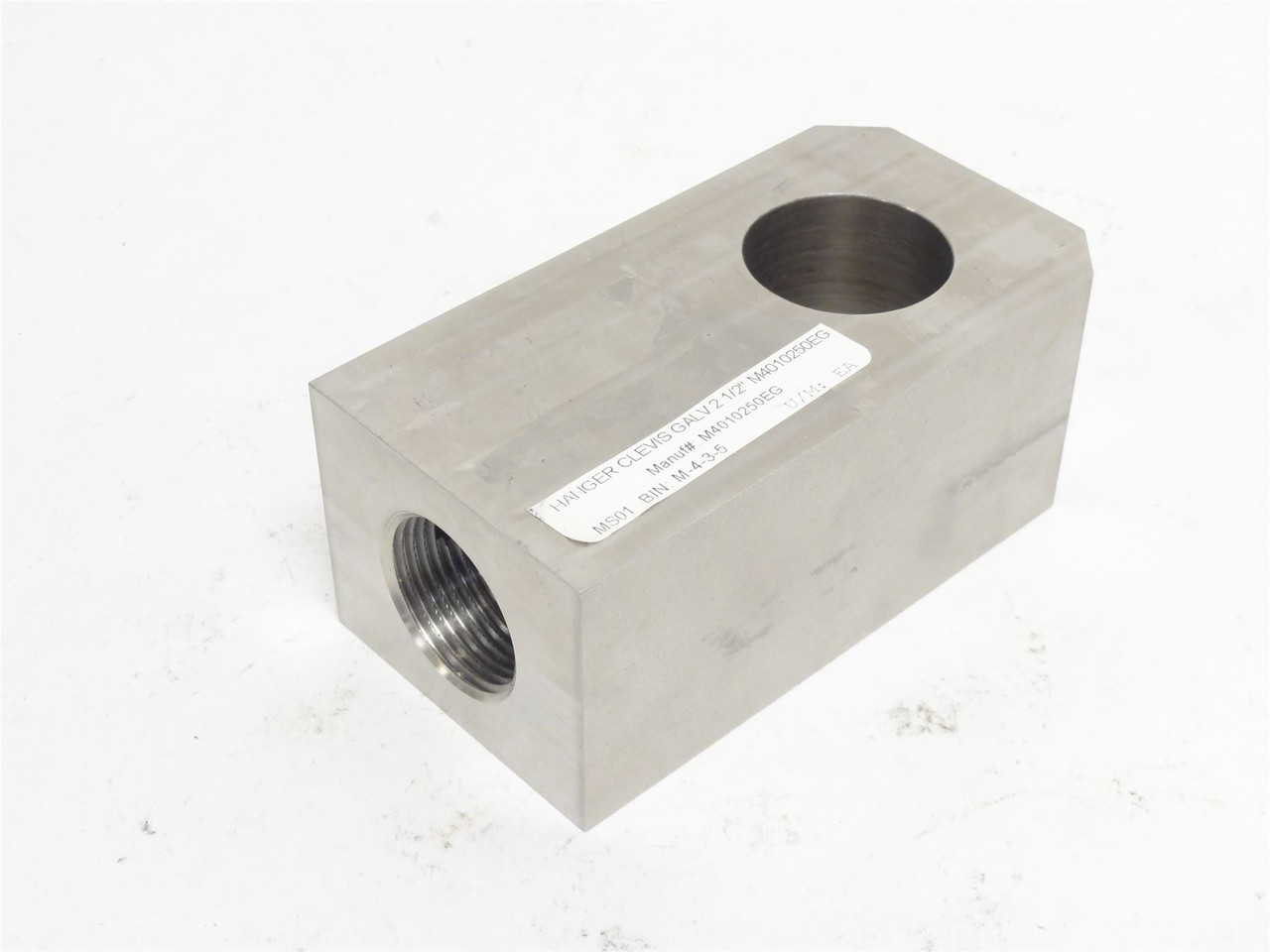 MFG- M4010250EG; Clevis Hanger; SS; 1-3/8"ID; 1.16" Thread ID
