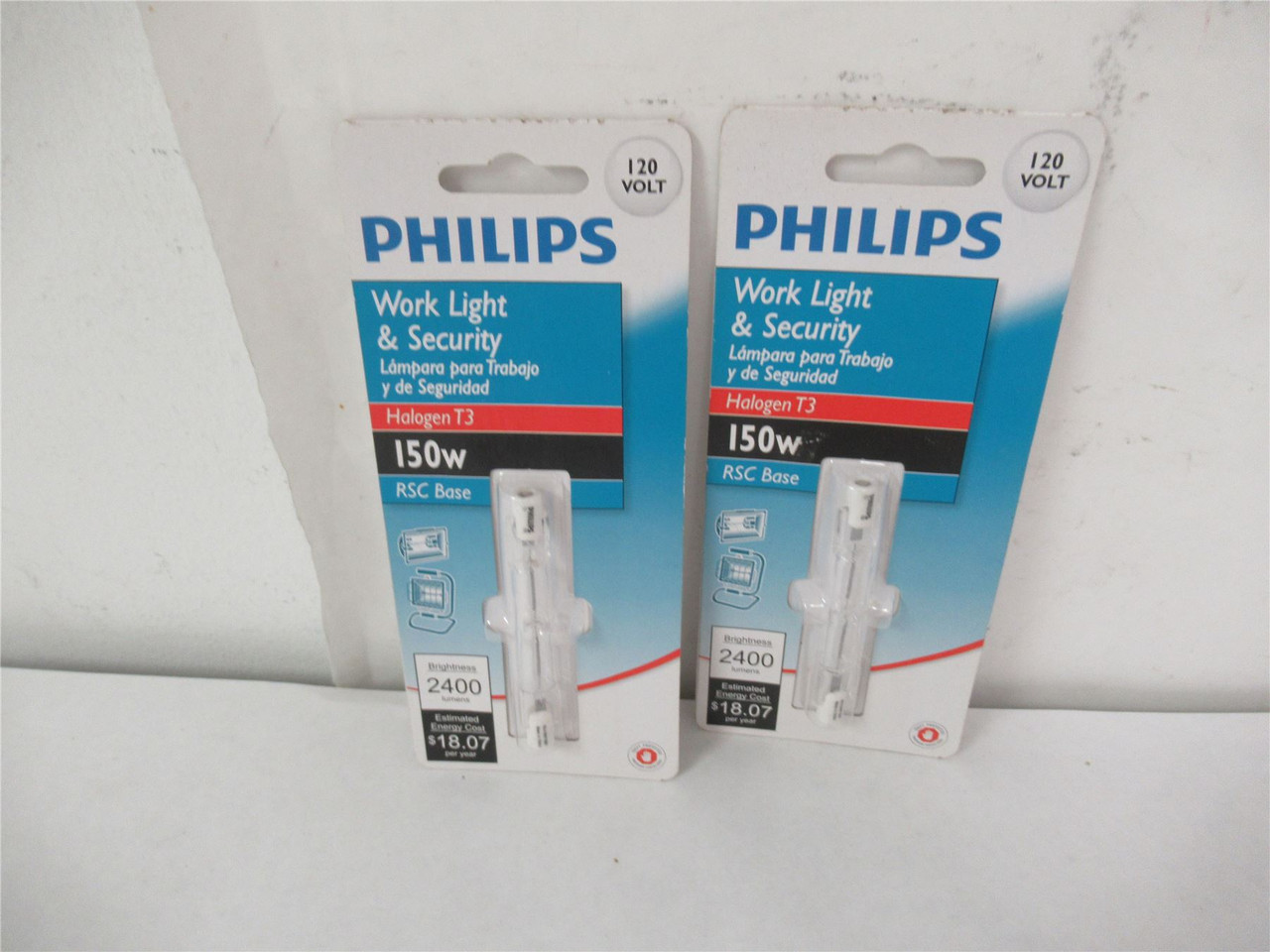 Phillips  BC250T3Q/CL/79MM; Lot-2 Halogen Bulb79MM 250W 120 V