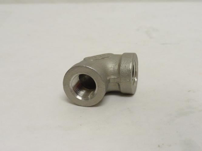 Industry-Std 6JM01; Pipe Elbow; SS-316; 90Deg; 1/4NPT