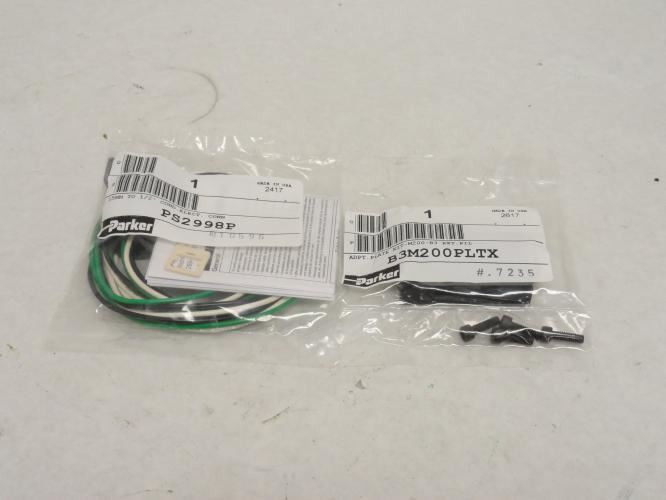 Parker B3C00022; Solenoid Valve Assembly; 145Psi; 115/120VAC