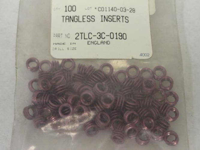 Recoil 2TLC-3C-0190; Tangless Insert; Lock; 10-24; Pk100