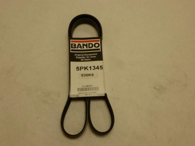 Bando 5PK1345; Serpentine Belt 530K5; 5-ribs 53.0"L; 2ECE1