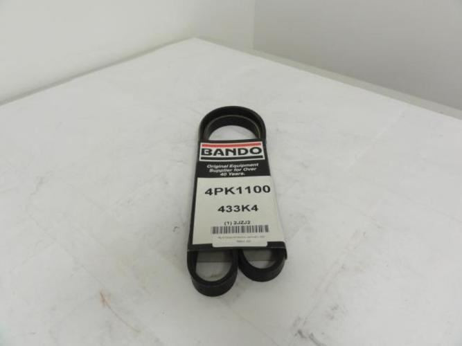 Bando 4PK1100; Serpentine Belt 433K4; 4-ribs 43.3"L; 2JZJ2