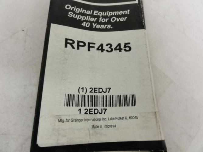 Bando RPF4345; Auto V-Belt; 2EDJ7