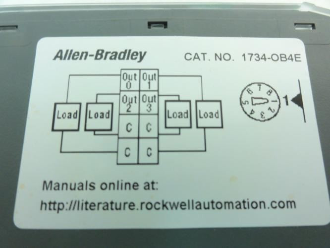 Allen-Bradley 1734-084E; Output Module Rev. A02; F/W Rev. 3.022