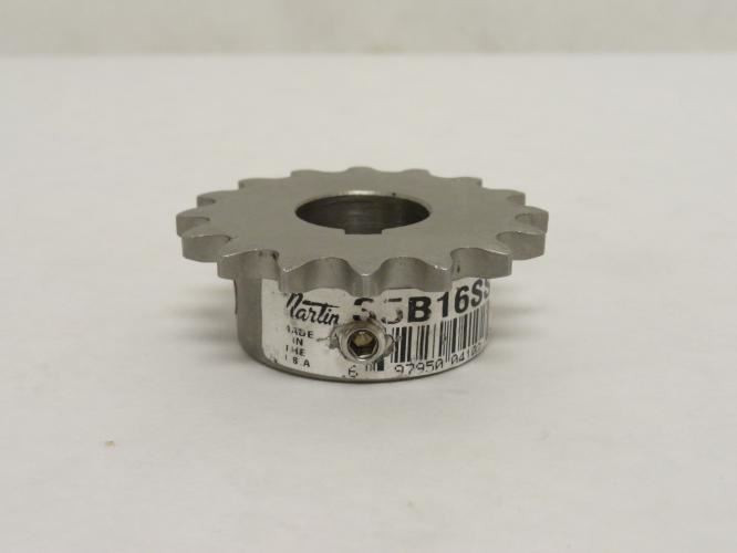Martin 35B16SS-3/4; Sprocket # 35; SS; 16Teeth;  3/4"ID