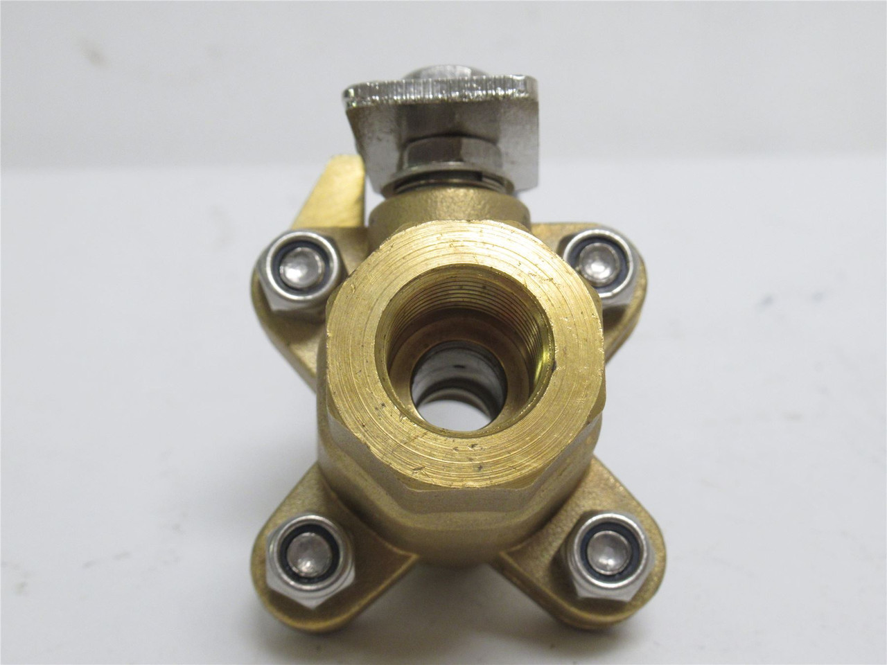 Industry-Std 1WMK3; Ball Valve; 3/8" Brass Body