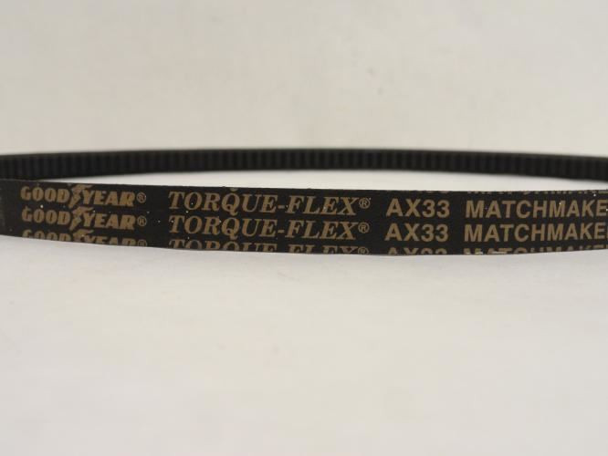 Goodyear AX33; V-Belt; 35" Long; 1/2" Top Width; 5/16" Thick