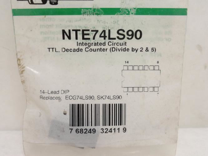 NTE Electronics NTE74LS90; Decade Counter Integrated Circuit