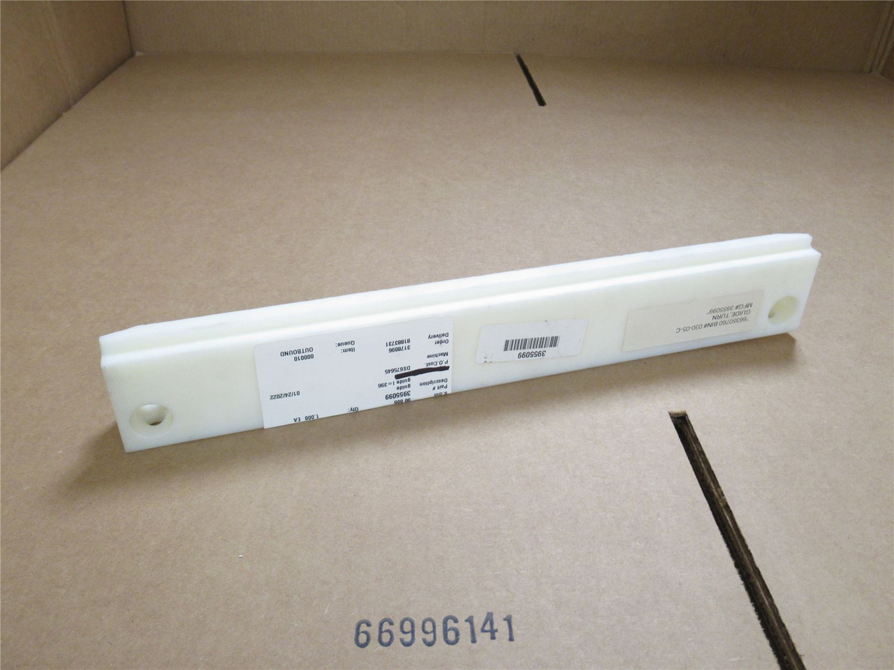 Marel 3955099; Conveyor Guide; 15-5/8" Long x 2-3/8" Wide
