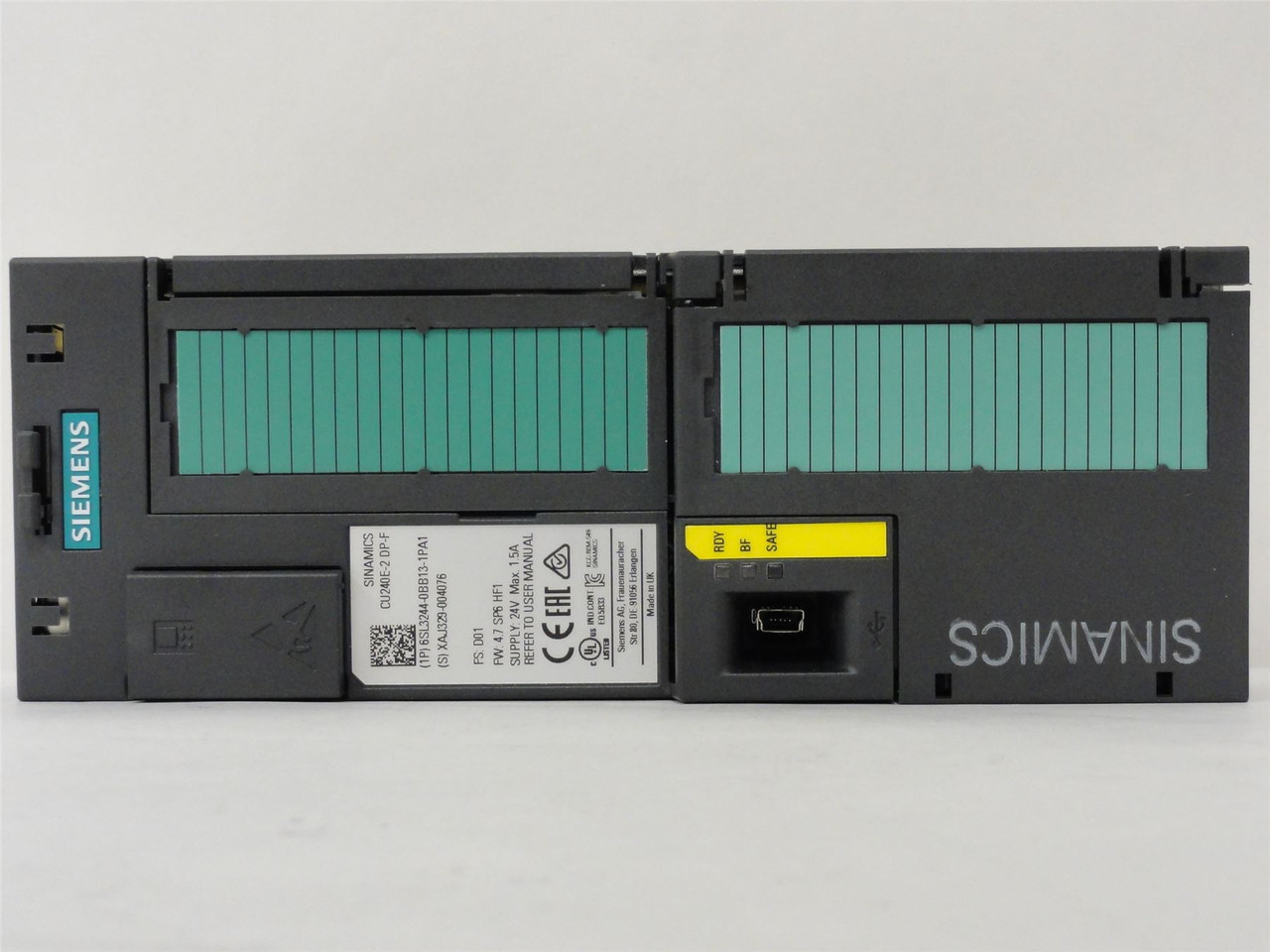 Siemens 6SL3244-0BB13-1PA1; Control Unit; 24V; 1.5A