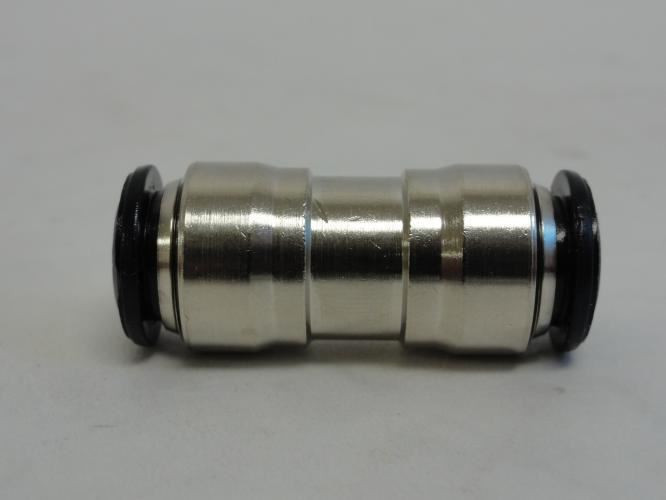 Alpha 50040N-10; Lot-2; Tube Union; 10mm; Nickel Plate Brass