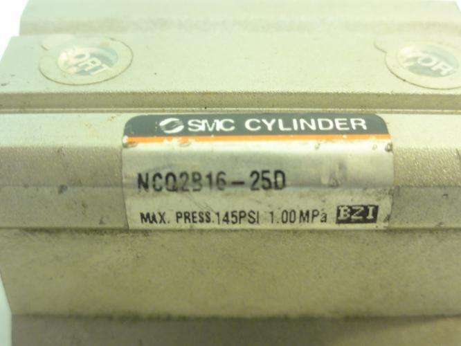 SMC NCQ2B16-25D; Compact Cylinder; 16mm Bore; 25mm Stroke