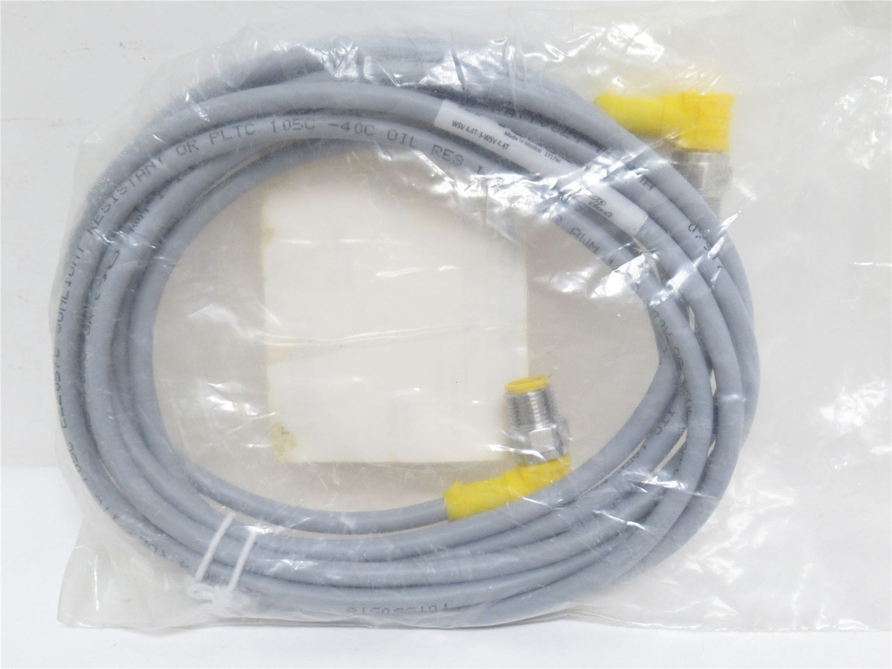 Turck WSV 4.4T-3-WSV 4.4T; Female Cordset U-36550; RA; 4-Wire