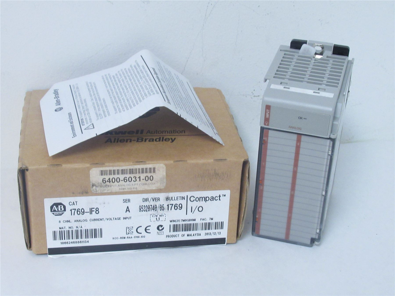 Allen-Bradley 1769-IF8; Analog Input Module; 5-24VDC; SER A
