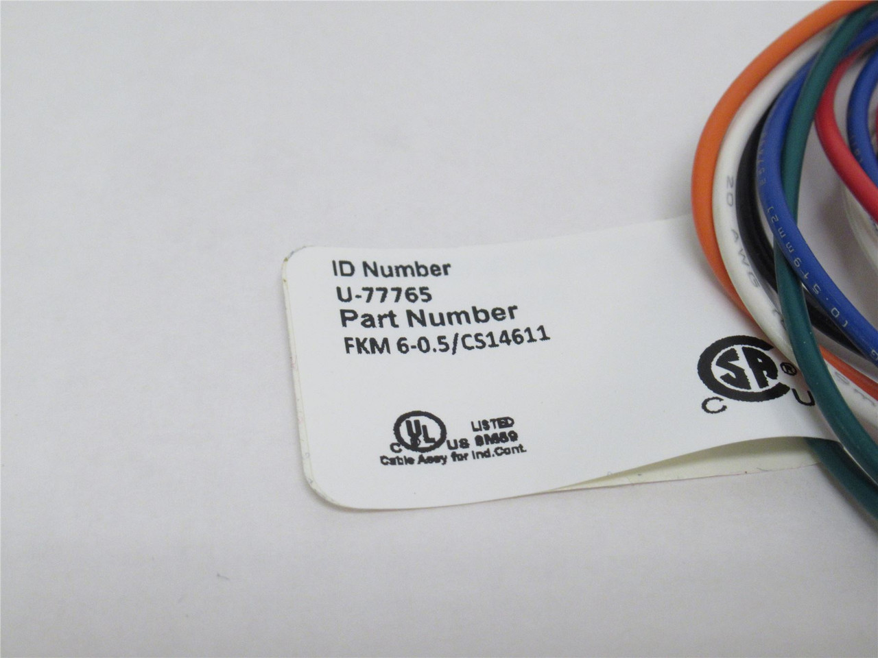 Turck U-77765; Female Receptacle FKM 6-0.5/CS14611
