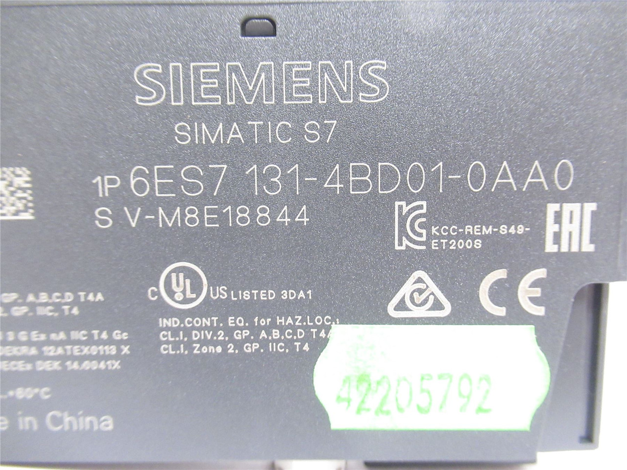 Siemens 6ES7132-4BD01-0AA0; DP Module 5-Electron; 24VDC; 1/2A