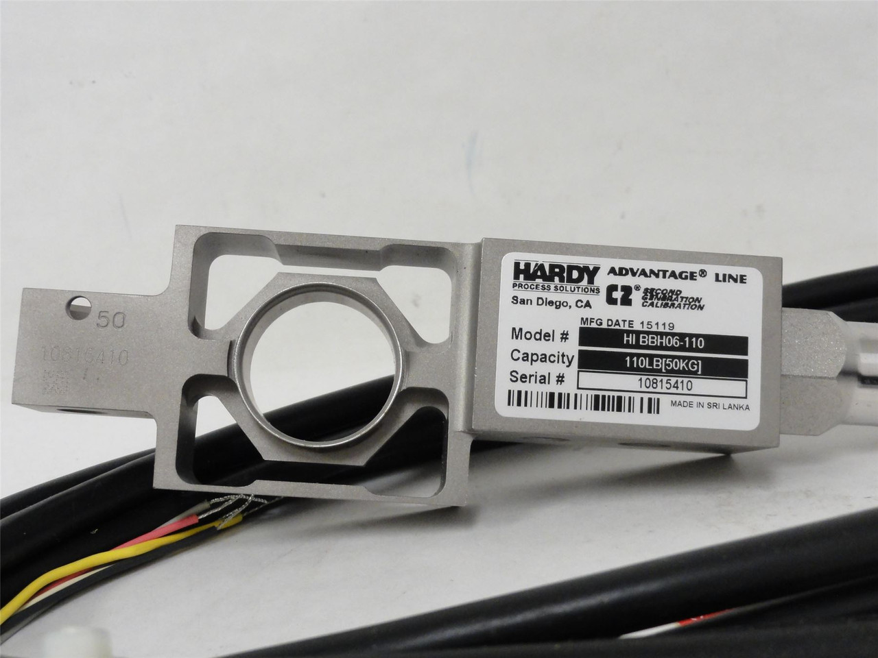 Hardy HI BBH06-110; Load Sensor; 110LB; 10Ft Cable; Type SB6
