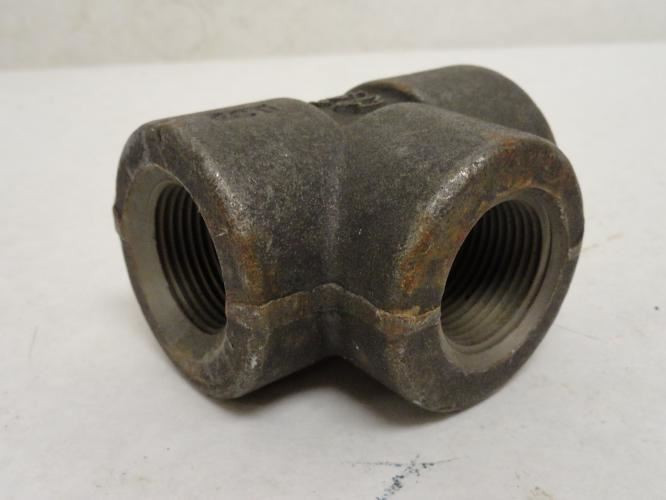 Anvil 361120009; Black Forged Steel Pipe Tee 1 NPT