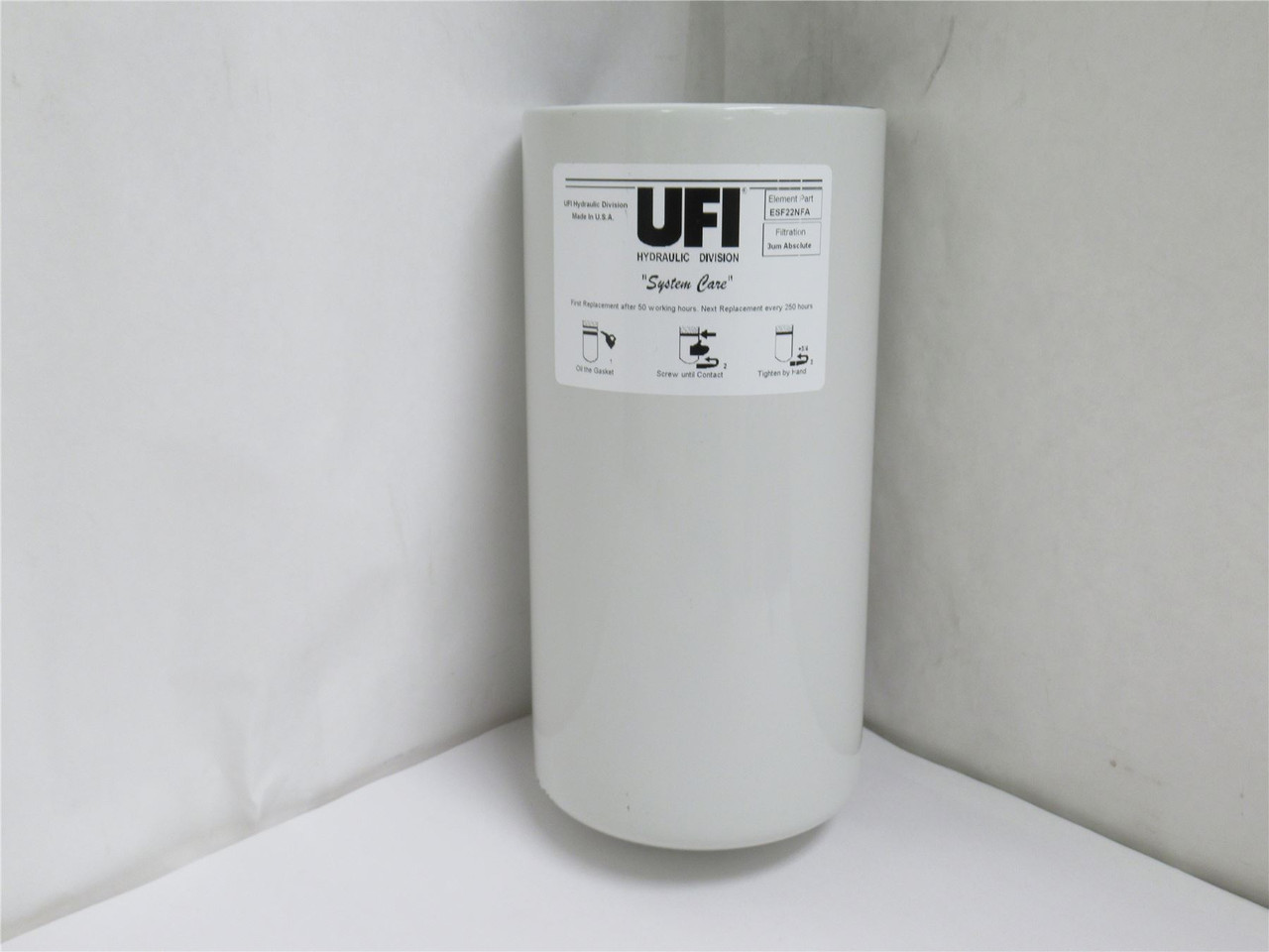 UFI ESF22NFA; Spin-On Hydraulic Filte;r 3uM Absolute