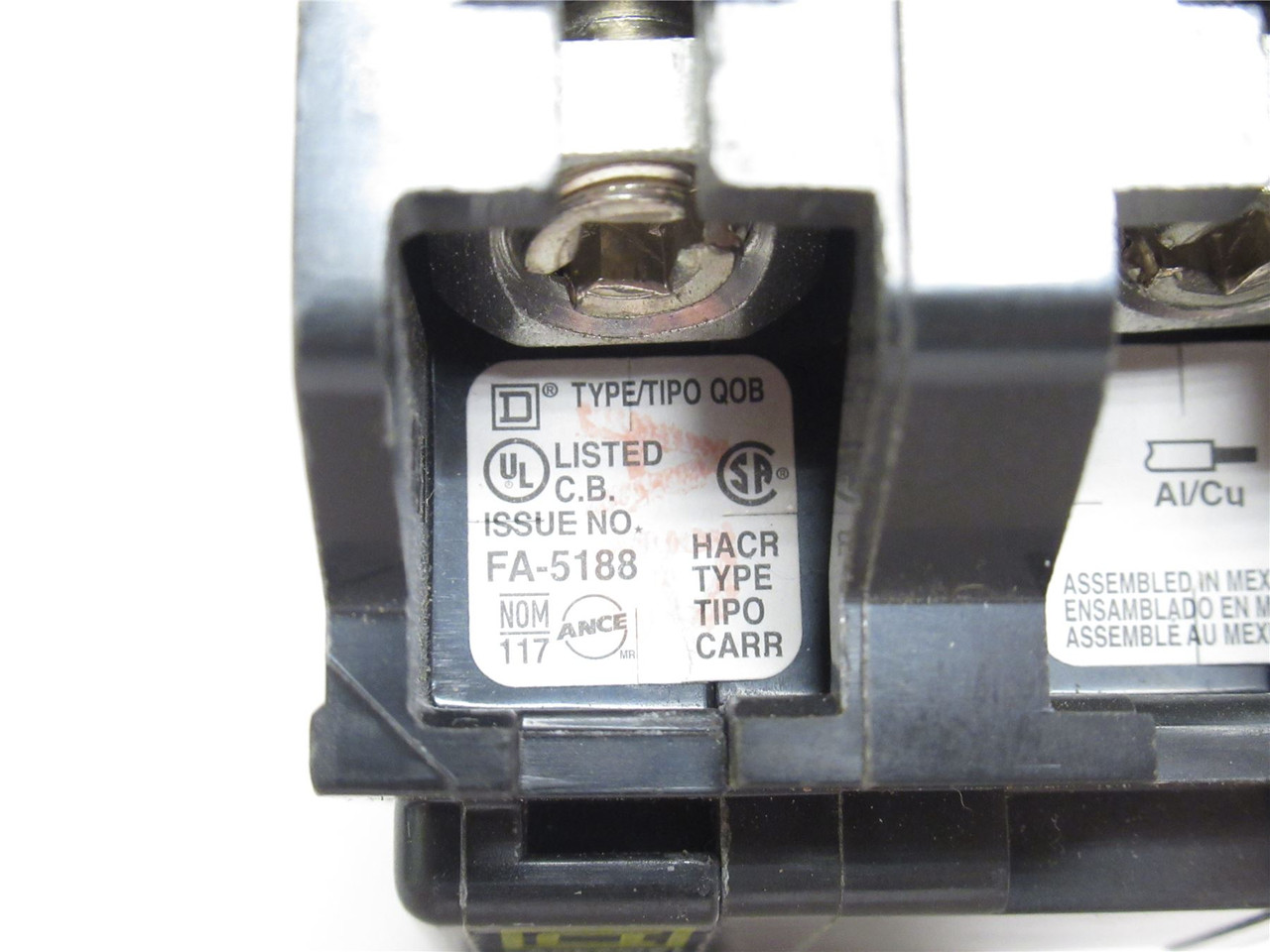 Square D QOB250; Circuit Breaker; 50A; 2P; 120/240VAC