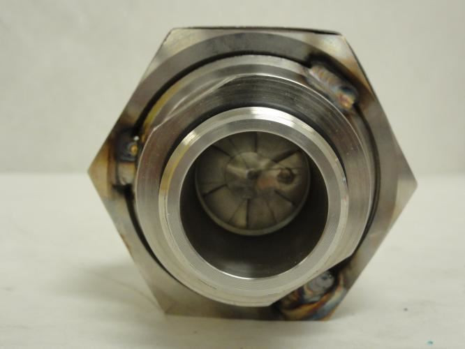 Oseco Z-0221-02 1"; Threaded Rupture Disc Holder; W/Disk; SS